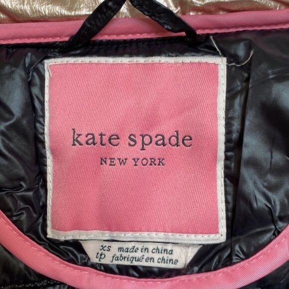 Kate Spade Packable Puffer Jacket in Glittering Rose Size XS NWT - Picture 13 of 16